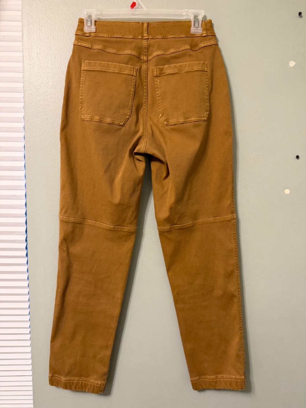 SPANX Stretch Twill Straight Leg Pants Women’s Small In Honey Glow - Picture 8 of 8